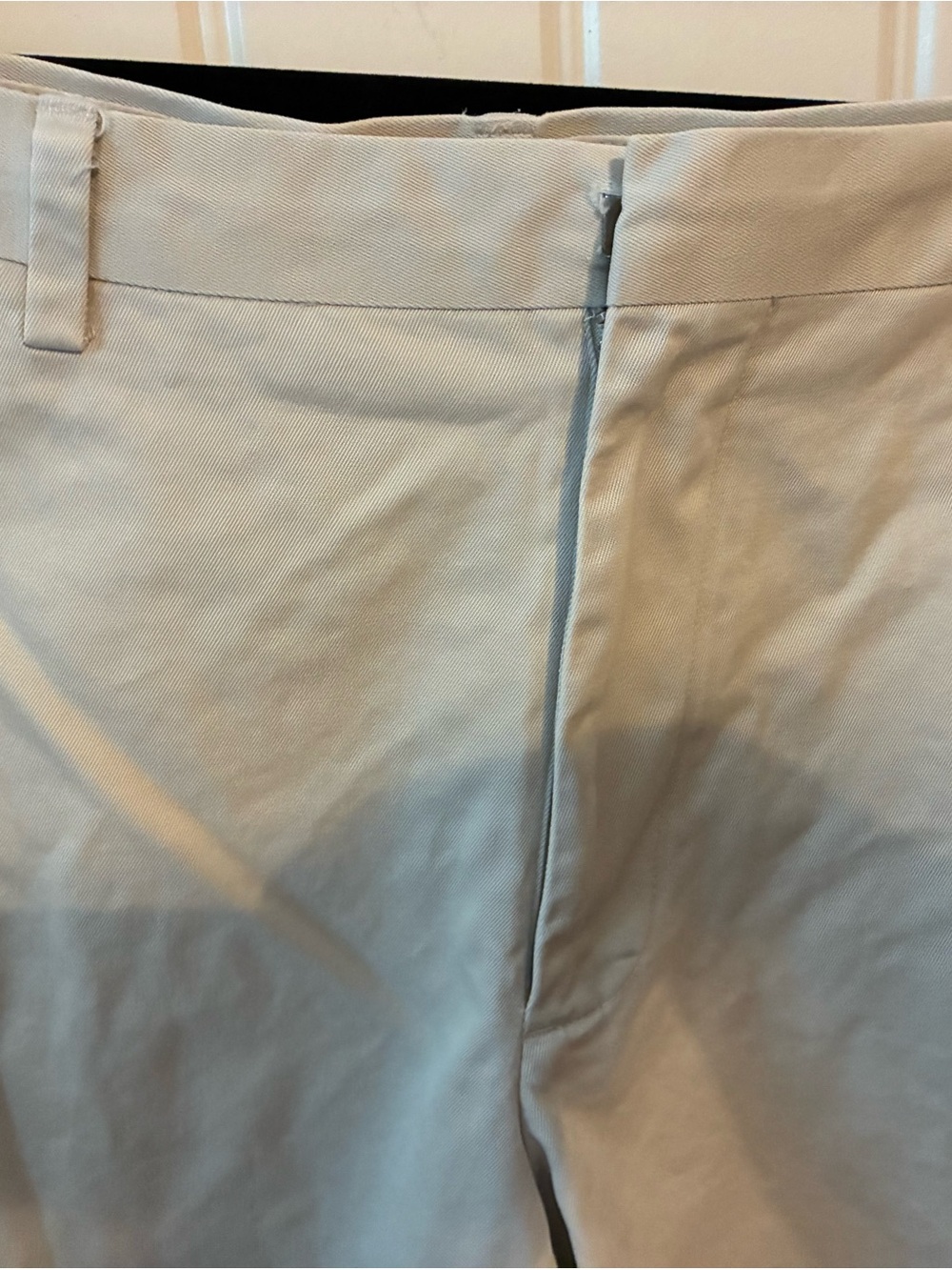 Alfani Men's Flat Front Shorts in Light Cream